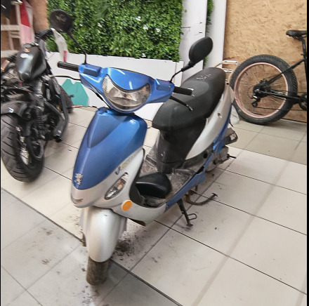 Scooter Peugeot QM50QT-6 - Motocyclette: photos 2 Scooter Peugeot QM50QT-6 - Motocyclette: photos 2