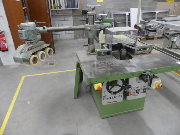 Machine à bois Toupie avec entraineur Constant Philips