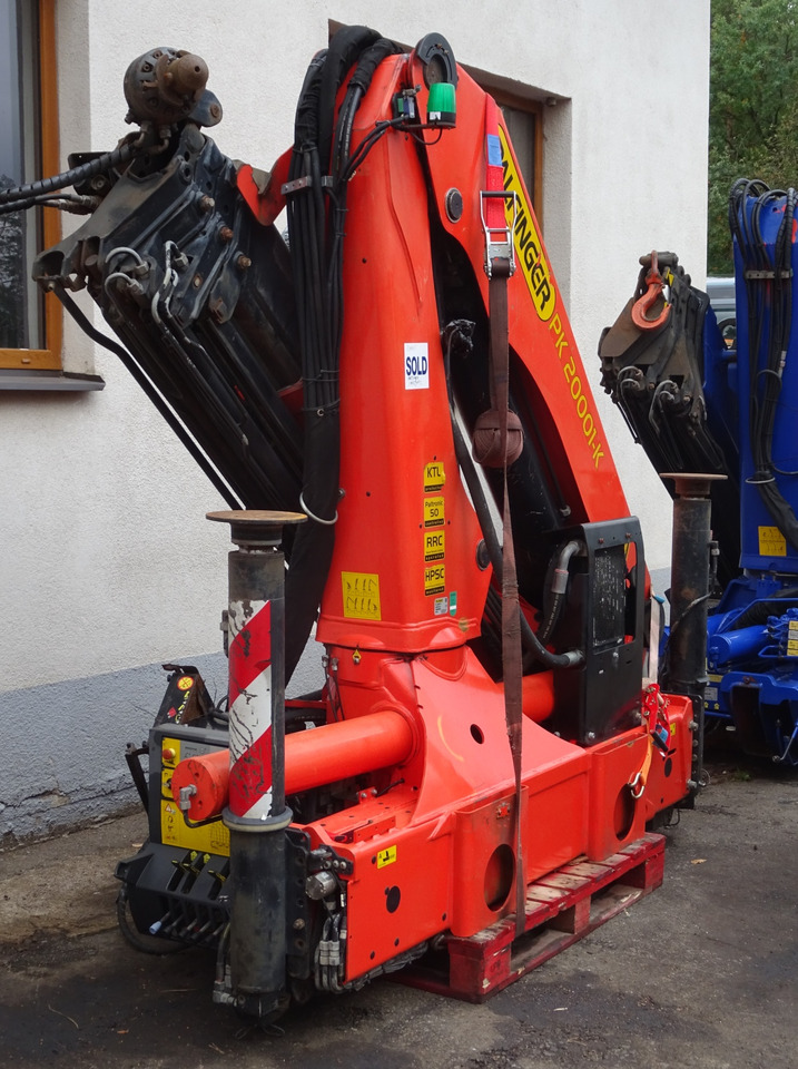 PALFINGER PK 20001 K C crane, year 2015, remote control, extra functions - Grue auxiliaire: photos 5 PALFINGER PK 20001 K C crane, year 2015, remote control, extra functions - Grue auxiliaire: photos 5