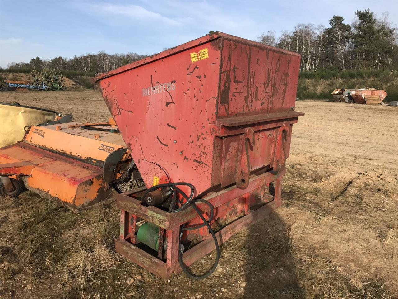 Accessoire pour Machine agricole Mehrtens Maschinenbau Einstreukiste