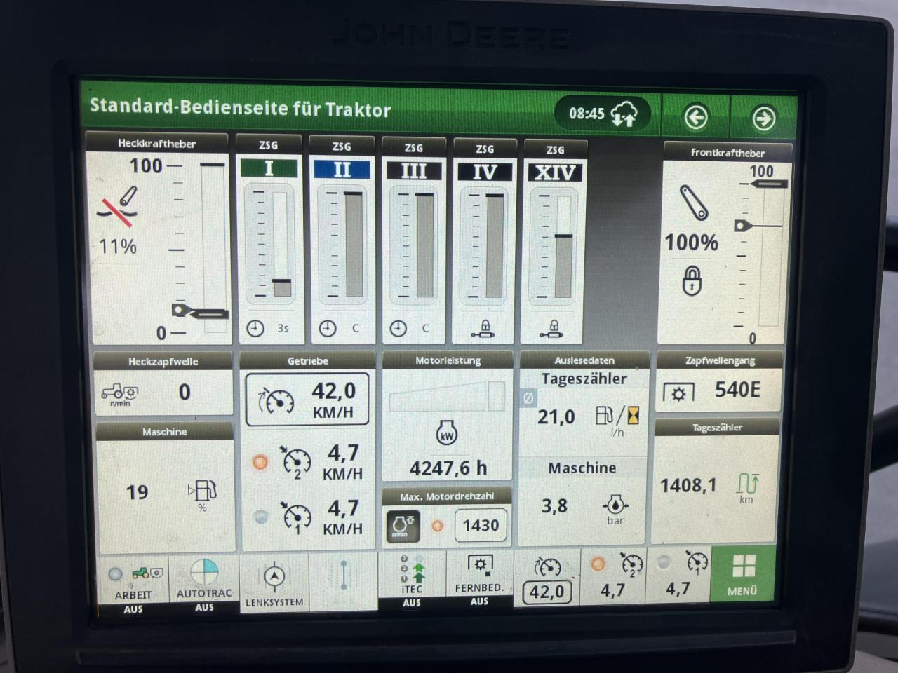 Tracteur agricole John Deere 6250R: photos 9