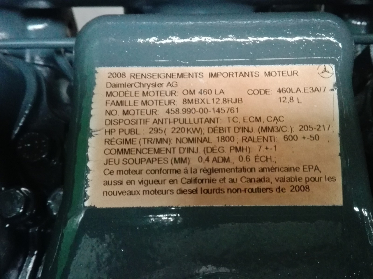 Engine HITACHI ZW310 263J1-02002 - Moteur pour Engins de chantier: photos 3 Engine HITACHI ZW310 263J1-02002 - Moteur pour Engins de chantier: photos 3