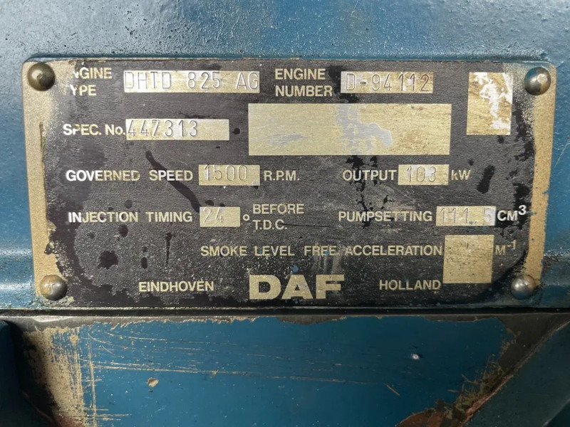 DAF DHTD 825 AG dieselmotor, 140 PK als nieuw! - Moteur pour Matériel de manutention: photos 4 DAF DHTD 825 AG dieselmotor, 140 PK als nieuw! - Moteur pour Matériel de manutention: photos 4