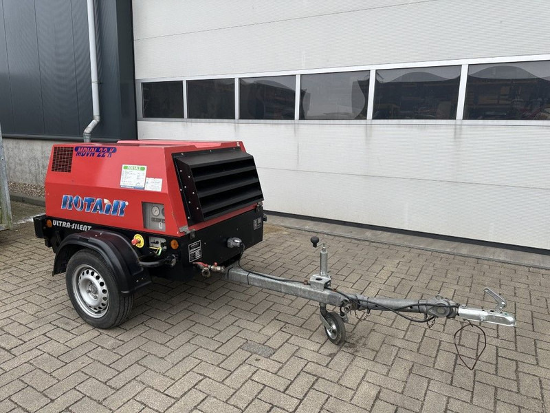 Rotair MDVN 22 K Kubota 2000 L / min 6.5 Bar Mobiele Diesel Compressor as New ! - Compresseur d'air: photos 2 Rotair MDVN 22 K Kubota 2000 L / min 6.5 Bar Mobiele Diesel Compressor as New ! - Compresseur d'air: photos 2