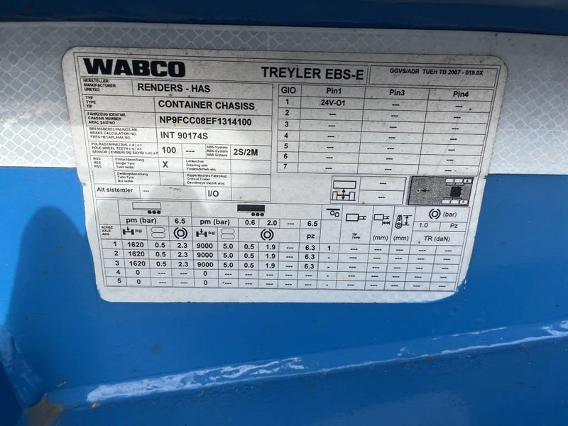 Renders-has O4/DA 08 EURO 800 CONTAINERCHASSIS en leasing occasion Renders-has O4/DA 08 EURO 800 CONTAINERCHASSIS: photos 14 Renders-has O4/DA 08 EURO 800 CONTAINERCHASSIS en leasing occasion Renders-has O4/DA 08 EURO 800 CONTAINERCHASSIS: photos 14