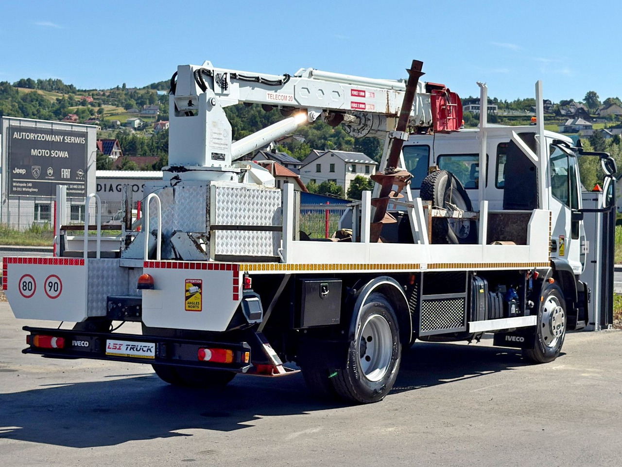 Camion, Camion grue Iveco Eurocargo 120E22 * Bohrgerät auf LKW + FUNK *TOP: photos 7