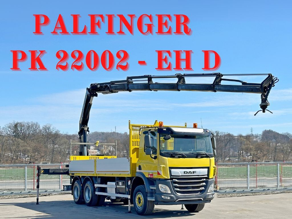 DAF CF 450 * PK 22002 - EH D + FUNK * 6x4 * TOP - Camion grue: photos 1 DAF CF 450 * PK 22002 - EH D + FUNK * 6x4 * TOP - Camion grue: photos 1