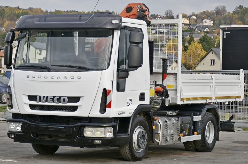 Iveco EUROCARGO 100E19 +PK 7001 H + FUNK * TOPZUSTAND - Camion grue, Camion benne: photos 3 Iveco EUROCARGO 100E19 +PK 7001 H + FUNK * TOPZUSTAND - Camion grue, Camion benne: photos 3
