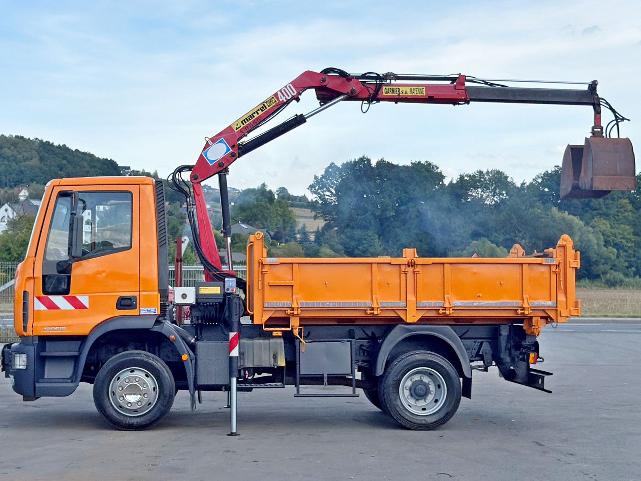 Iveco EUROCARGO 120E18 * HMF 403 K1 * TOPZUSTAND - Camion grue, Camion benne: photos 5 Iveco EUROCARGO 120E18 * HMF 403 K1 * TOPZUSTAND - Camion grue, Camion benne: photos 5