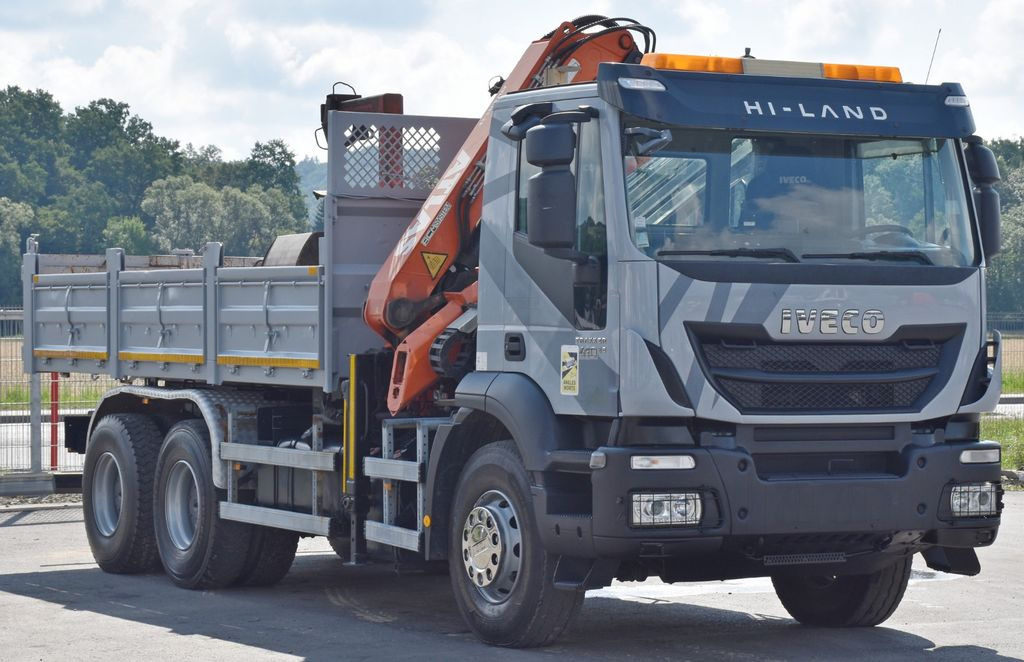Iveco TRAKKER 410*Kipper 5,20m*ATLAS 165.2E * FUNK/6x4 - Camion benne, Camion grue: photos 3 Iveco TRAKKER 410*Kipper 5,20m*ATLAS 165.2E * FUNK/6x4 - Camion benne, Camion grue: photos 3