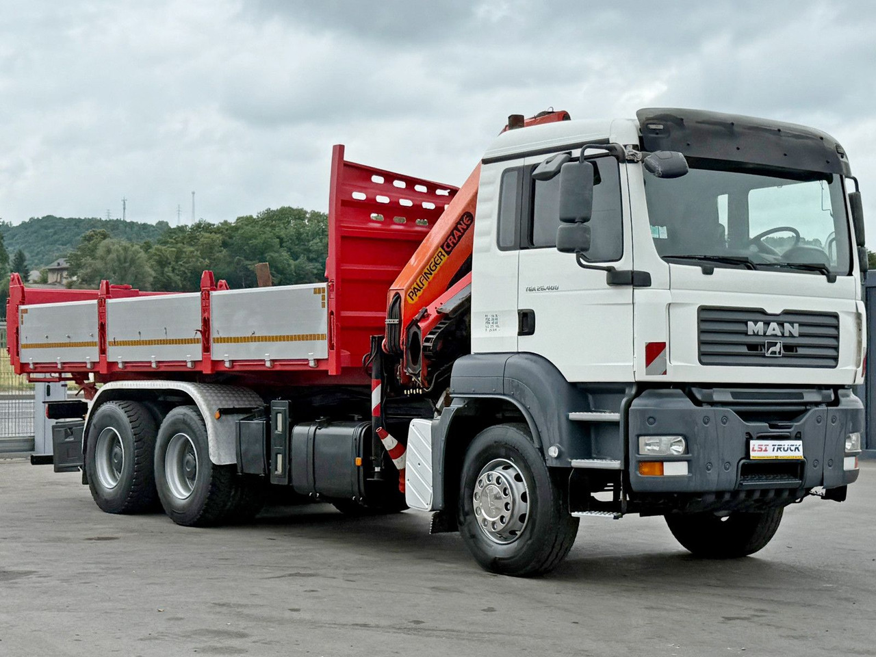 MAN TGA 26.400 * KIPPER 6,00m + PK 15500 * 6x4 * TOP - Camion grue: photos 4 MAN TGA 26.400 * KIPPER 6,00m + PK 15500 * 6x4 * TOP - Camion grue: photos 4