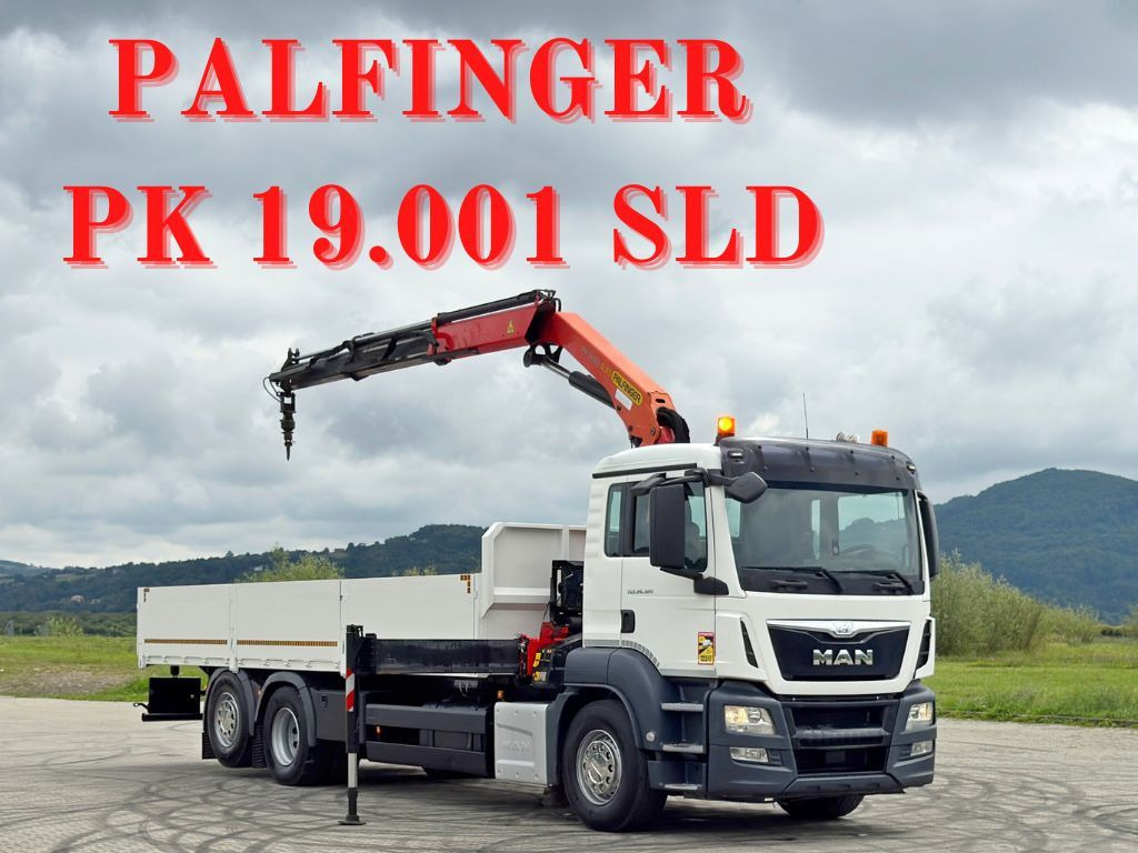 MAN TGS 26.320*PRITSCHE 7,50m /PK 19.001 SLD + FUNK - Camion grue: photos 1 MAN TGS 26.320*PRITSCHE 7,50m /PK 19.001 SLD + FUNK - Camion grue: photos 1