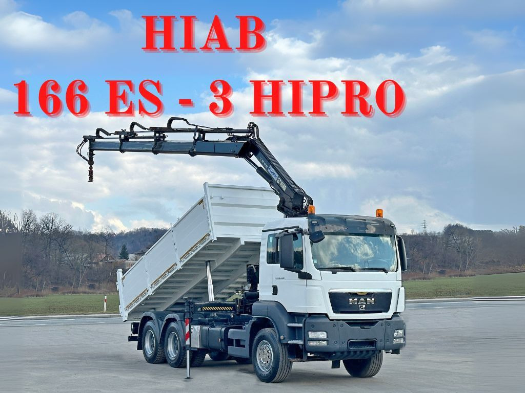 MAN TGS 26.400 * HIAB 166 ES - 3 HIPRO + FUNK * 6x4 MAN TGS 26.400 * HIAB 166 ES - 3 HIPRO + FUNK * 6x4 - Camion grue, Camion benne: photos 1 MAN TGS 26.400 * HIAB 166 ES - 3 HIPRO + FUNK * 6x4 MAN TGS 26.400 * HIAB 166 ES - 3 HIPRO + FUNK * 6x4 - Camion grue, Camion benne: photos 1