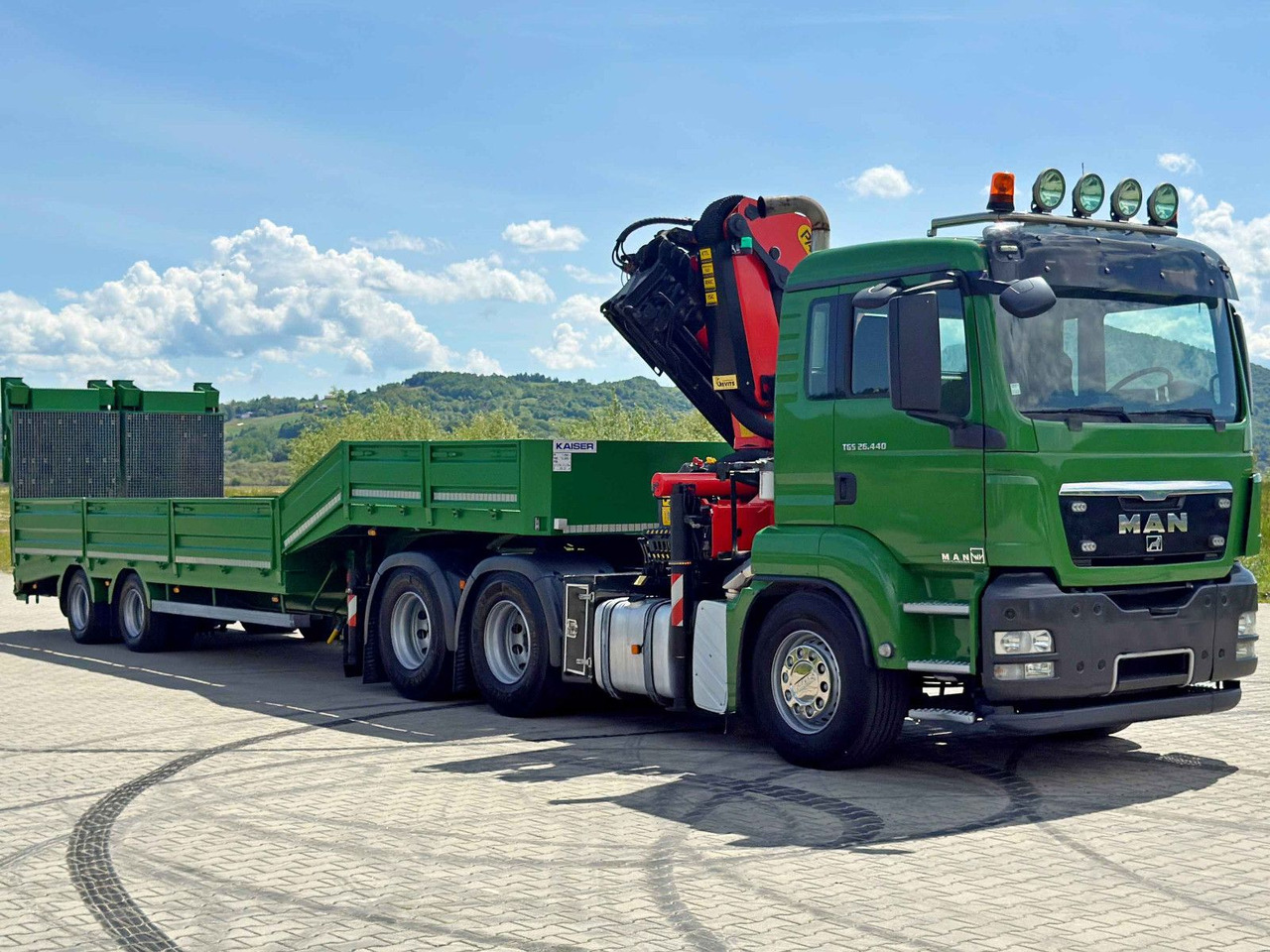 MAN TGS 26.440*Anhänger 10,35m + PK 33002-EH C/FUNK - Camion grue: photos 3 MAN TGS 26.440*Anhänger 10,35m + PK 33002-EH C/FUNK - Camion grue: photos 3