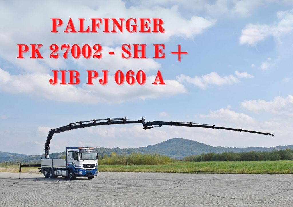 MAN TGS 26.440 *PK 27002 - SH E + JIB PJ060A + FUNK - Camion grue, Camion plateau: photos 1 MAN TGS 26.440 *PK 27002 - SH E + JIB PJ060A + FUNK - Camion grue, Camion plateau: photos 1