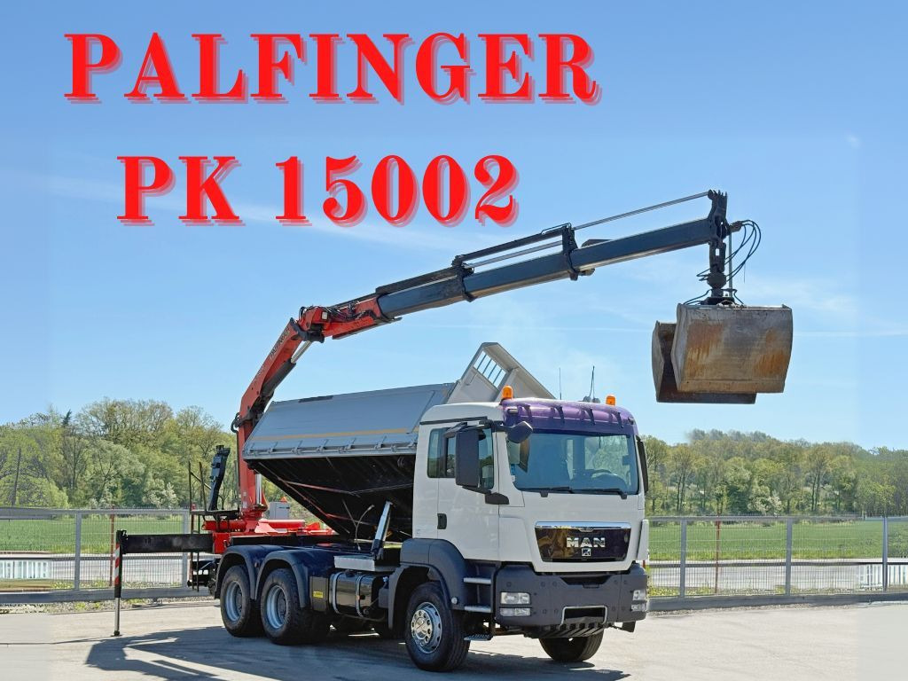 MAN TGS 33.360*KIPPER 4,95 m *PK 15002 * 6x4 - Camion benne, Camion grue: photos 1 MAN TGS 33.360*KIPPER 4,95 m *PK 15002 * 6x4 - Camion benne, Camion grue: photos 1