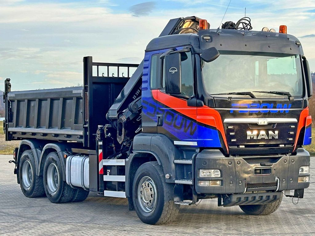 MAN TGS 33.480 * HIAB 288 EP - 4 HIDUO/ FUNK * 6x4 - Camion benne, Camion grue: photos 3 MAN TGS 33.480 * HIAB 288 EP - 4 HIDUO/ FUNK * 6x4 - Camion benne, Camion grue: photos 3