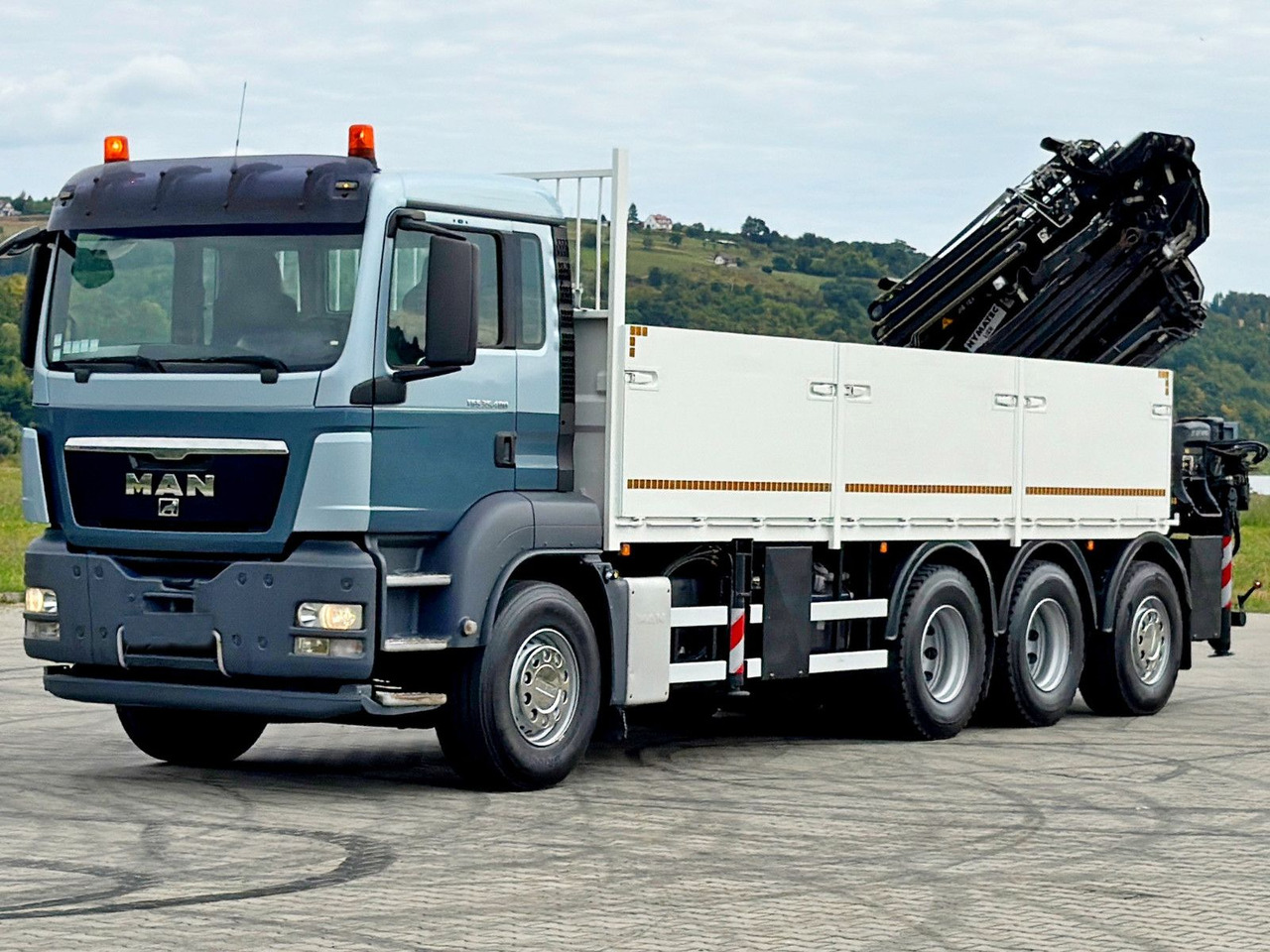 MAN TGS 35.480*HIAB 377 E-5 HIPRO+JIB 70X-3FUNK /8x4 - Camion grue: photos 3 MAN TGS 35.480*HIAB 377 E-5 HIPRO+JIB 70X-3FUNK /8x4 - Camion grue: photos 3