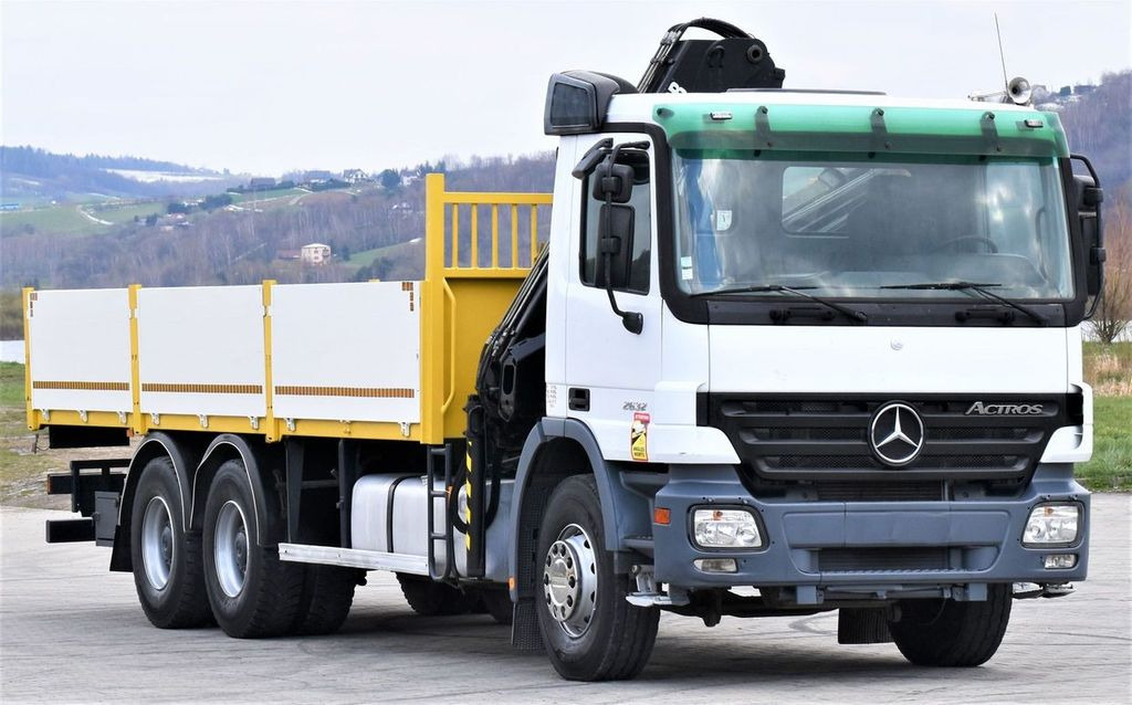 Mercedes-Benz ACTROS 2632 * HIAB 144B-3HIDUO+FUNK / 6x4 Mercedes-Benz ACTROS 2632 * HIAB 144B-3HIDUO+FUNK / 6x4 - Camion grue, Camion plateau: photos 3 Mercedes-Benz ACTROS 2632 * HIAB 144B-3HIDUO+FUNK / 6x4 Mercedes-Benz ACTROS 2632 * HIAB 144B-3HIDUO+FUNK / 6x4 - Camion grue, Camion plateau: photos 3