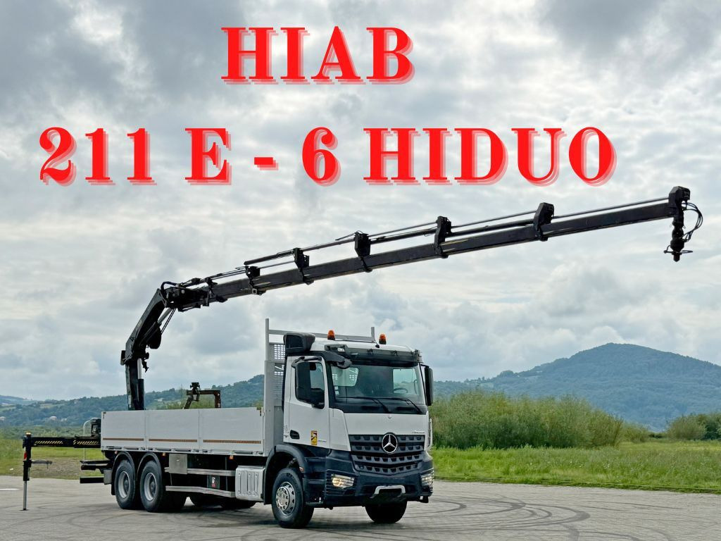 Mercedes-Benz ACTROS 2636 * HIAB 211 E-6 HIDUO/FUNK *6x4 - Camion grue: photos 1 Mercedes-Benz ACTROS 2636 * HIAB 211 E-6 HIDUO/FUNK *6x4 - Camion grue: photos 1