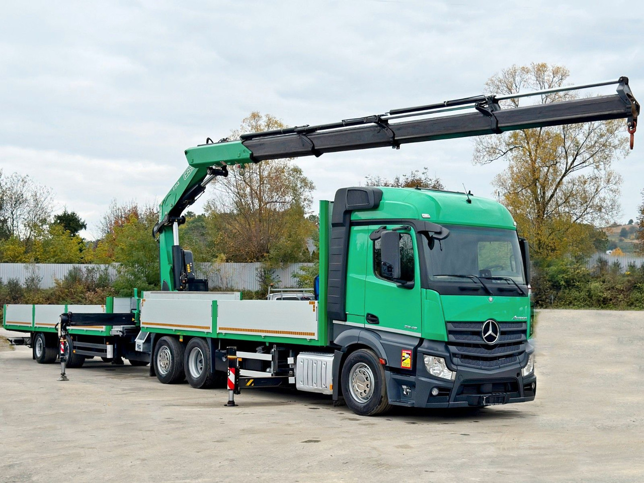 Mercedes-Benz ACTROS 2645* FASSI F345 RA 2.4/FUNK+Anhänger - Camion grue: photos 2 Mercedes-Benz ACTROS 2645* FASSI F345 RA 2.4/FUNK+Anhänger - Camion grue: photos 2