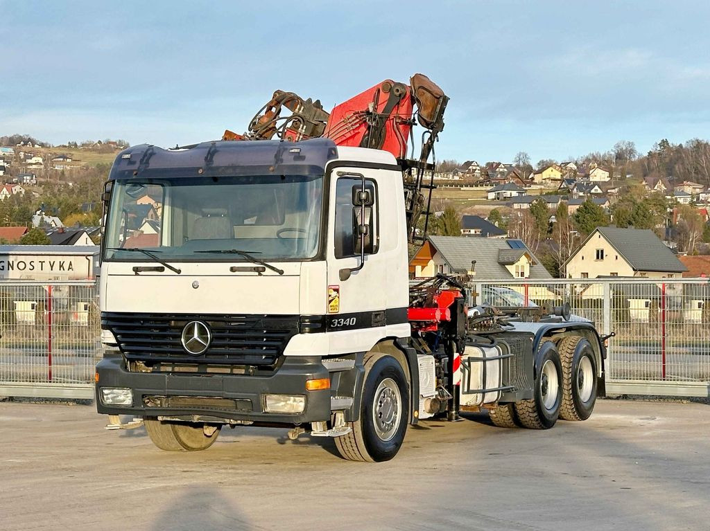 Mercedes-Benz ACTROS 3340 * ABROLLKIPPER * EPSILON E245ZA /6x4 - Camion ampliroll, Camion grue: photos 2 Mercedes-Benz ACTROS 3340 * ABROLLKIPPER * EPSILON E245ZA /6x4 - Camion ampliroll, Camion grue: photos 2