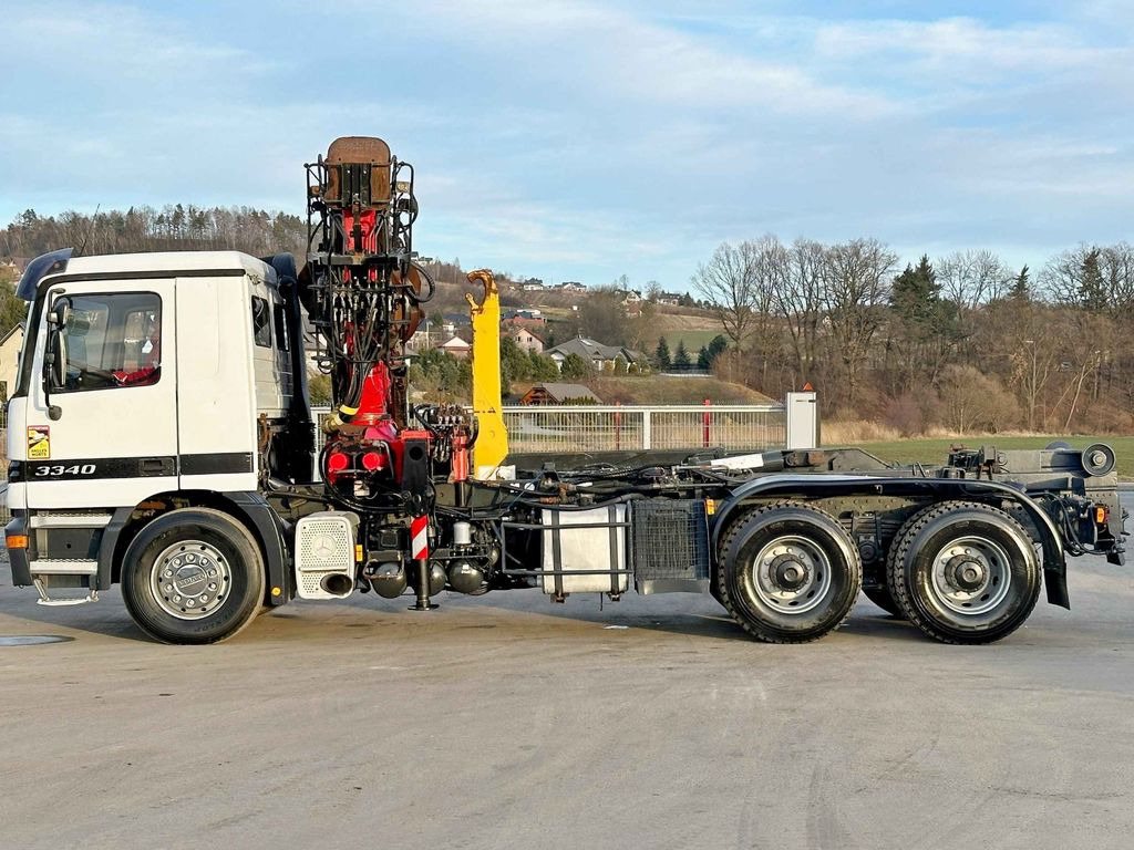 Mercedes-Benz ACTROS 3340 * ABROLLKIPPER * EPSILON E245ZA /6x4 - Camion ampliroll, Camion grue: photos 3 Mercedes-Benz ACTROS 3340 * ABROLLKIPPER * EPSILON E245ZA /6x4 - Camion ampliroll, Camion grue: photos 3