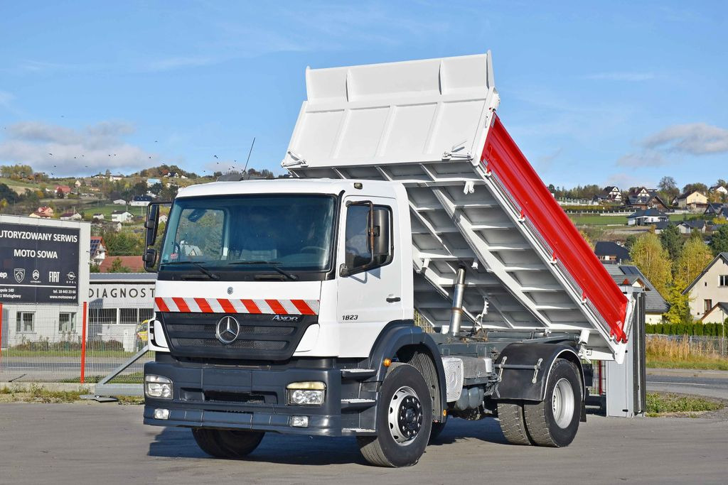 Mercedes-Benz AXOR 1823 * KIPPER 4,45 m * TOPZUSTAND - Camion benne, Camion grue: photos 1 Mercedes-Benz AXOR 1823 * KIPPER 4,45 m * TOPZUSTAND - Camion benne, Camion grue: photos 1