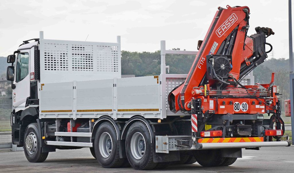 Camion grue, Camion plateau Renault C 380*PRITSCHE 5,45m*FASSI F175A.0.22+ FUNK/6x4: photos 7