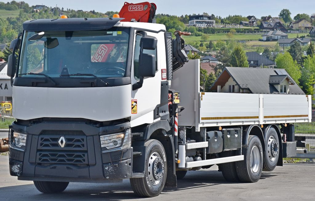 Renault C 380 * PRITSCHE 7,05 m* FASSI F 135C + FUNK Renault C 380 * PRITSCHE 7,05 m* FASSI F 135C + FUNK - Camion grue: photos 4 Renault C 380 * PRITSCHE 7,05 m* FASSI F 135C + FUNK Renault C 380 * PRITSCHE 7,05 m* FASSI F 135C + FUNK - Camion grue: photos 4
