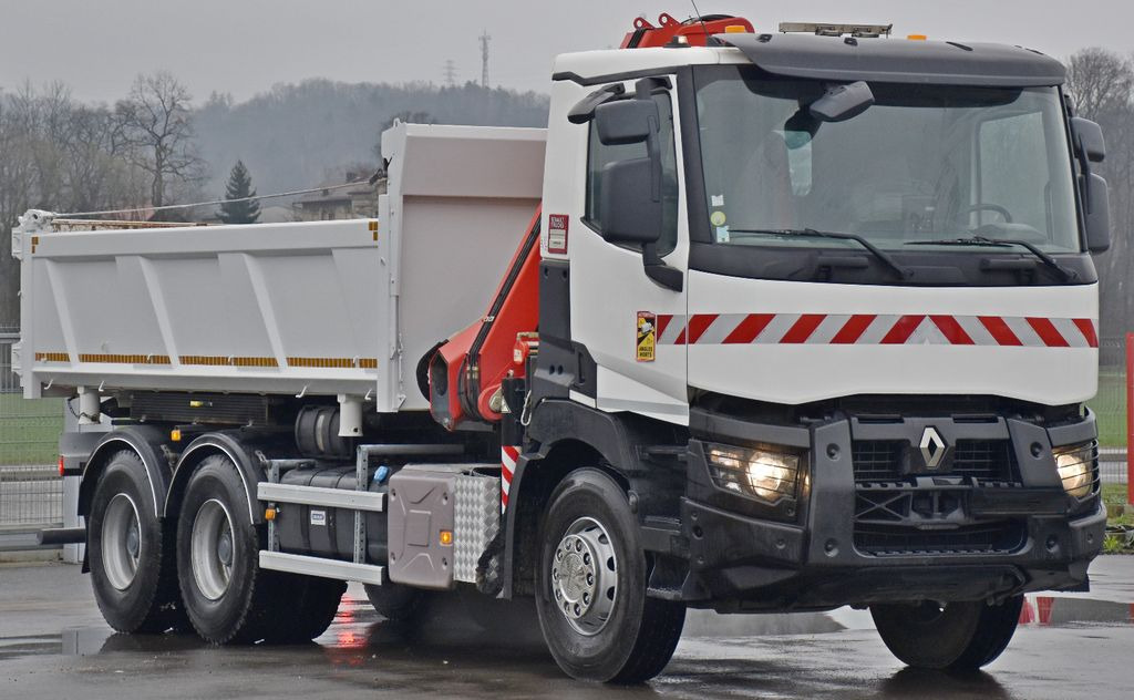 Renault C380 *KIPPER 5,10 m* FASSI F175A.0.22+FUNK /6x4 - Camion grue, Camion benne: photos 4 Renault C380 *KIPPER 5,10 m* FASSI F175A.0.22+FUNK /6x4 - Camion grue, Camion benne: photos 4
