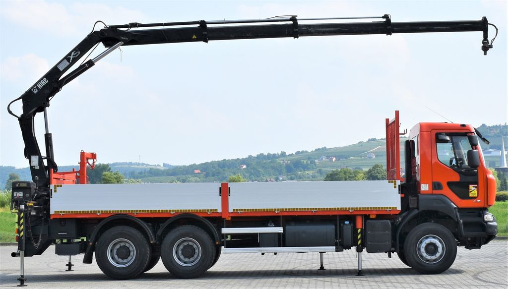 Renault KERAX 410 * HIAB 144 B-3 HIDUO / 6x4 * TOP Renault KERAX 410 * HIAB 144 B-3 HIDUO / 6x4 * TOP - Camion grue, Camion plateau: photos 5 Renault KERAX 410 * HIAB 144 B-3 HIDUO / 6x4 * TOP Renault KERAX 410 * HIAB 144 B-3 HIDUO / 6x4 * TOP - Camion grue, Camion plateau: photos 5
