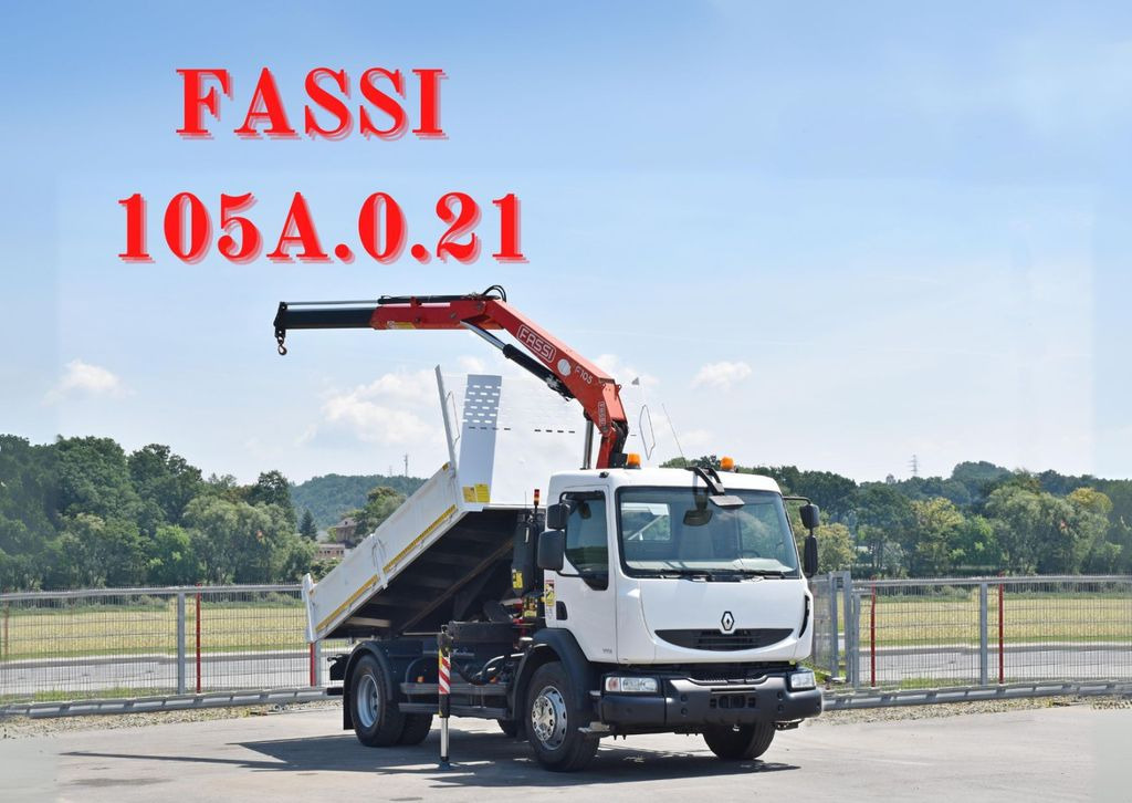 Renault MIDLUM 300 DXI * FASSI F105A.0.21 + PILOT* TOP Renault MIDLUM 300 DXI * FASSI F105A.0.21 + PILOT* TOP - Camion grue, Camion benne: photos 1 Renault MIDLUM 300 DXI * FASSI F105A.0.21 + PILOT* TOP Renault MIDLUM 300 DXI * FASSI F105A.0.21 + PILOT* TOP - Camion grue, Camion benne: photos 1