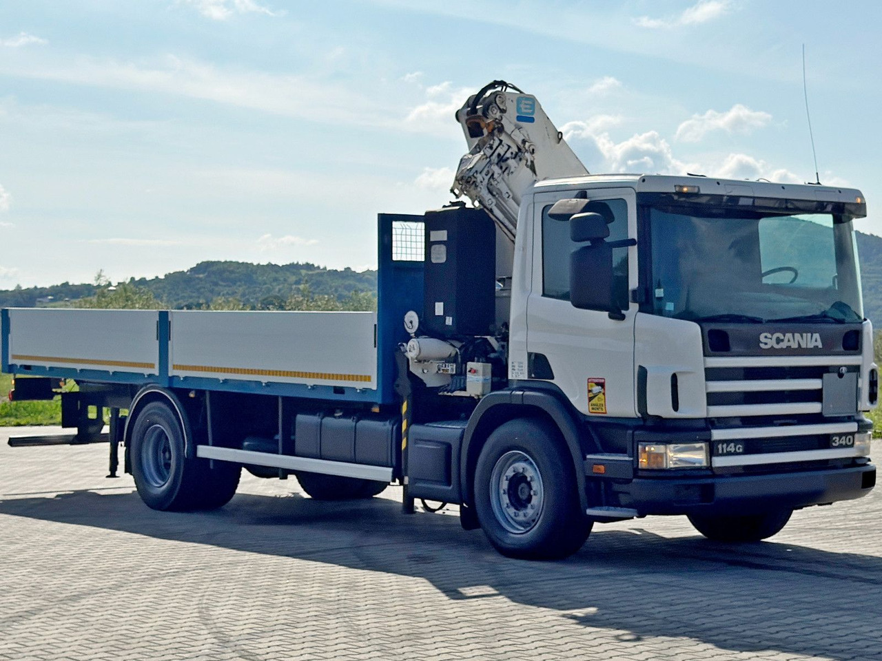 Scania 114 G 340 * PRITSCHE 7,00m * EFFER 210 3S + FUNK - Camion grue: photos 4 Scania 114 G 340 * PRITSCHE 7,00m * EFFER 210 3S + FUNK - Camion grue: photos 4
