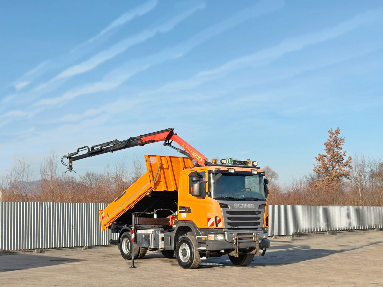 Scania G 360 * KIPPER 4,15m * PALFINGER PK 11002/ 4x4 - Camion grue: photos 2 Scania G 360 * KIPPER 4,15m * PALFINGER PK 11002/ 4x4 - Camion grue: photos 2