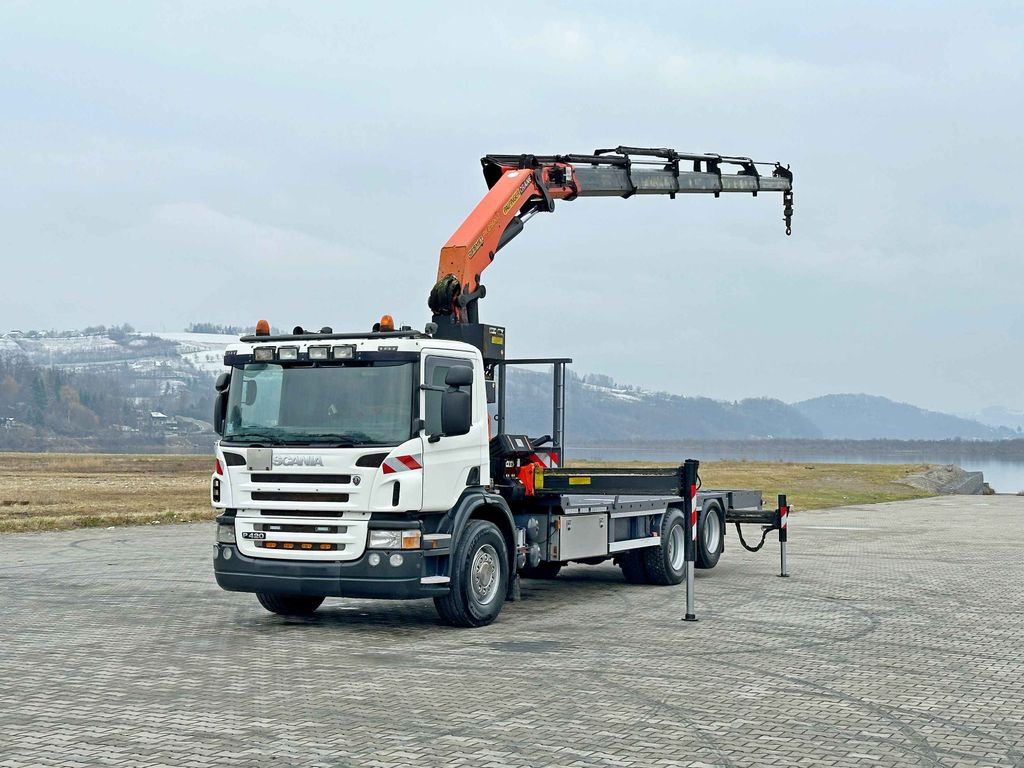 Scania P 420* PLATFORM 6,80m * PK 29002+FUNK * TOP Scania P 420* PLATFORM 6,80m * PK 29002+FUNK * TOP - Remorqueuse: photos 2 Scania P 420* PLATFORM 6,80m * PK 29002+FUNK * TOP Scania P 420* PLATFORM 6,80m * PK 29002+FUNK * TOP - Remorqueuse: photos 2