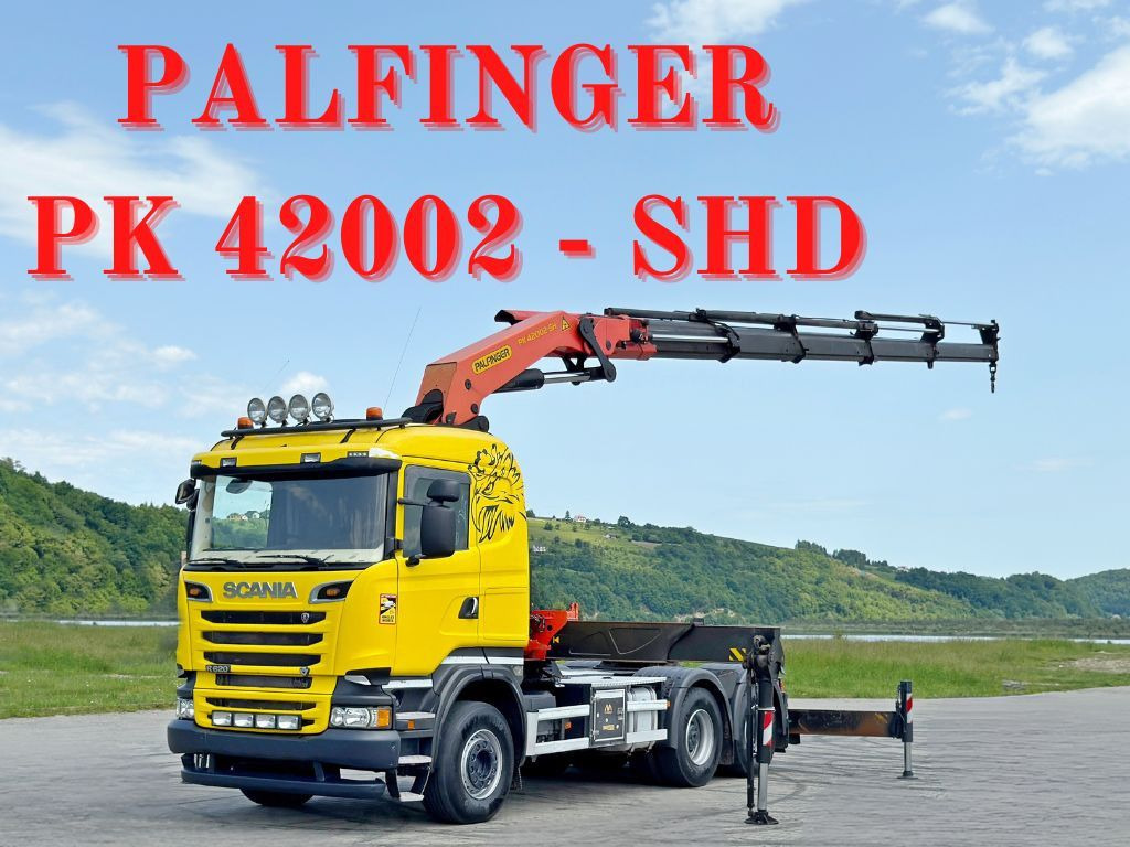 Scania R620 * Sattelzugmaschine + PK 42002-SHD+FUNK/6x4 - Camion grue: photos 1 Scania R620 * Sattelzugmaschine + PK 42002-SHD+FUNK/6x4 - Camion grue: photos 1