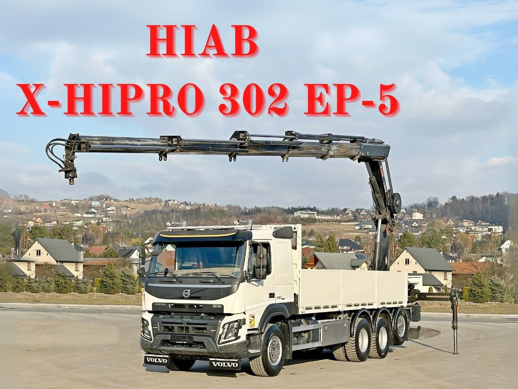Volvo FMX 460 HIAB X - HIPRO 302 EP - 5 + FUNK/ 8x4 Volvo FMX 460 HIAB X - HIPRO 302 EP - 5 + FUNK/ 8x4 - Camion grue, Camion plateau: photos 1 Volvo FMX 460 HIAB X - HIPRO 302 EP - 5 + FUNK/ 8x4 Volvo FMX 460 HIAB X - HIPRO 302 EP - 5 + FUNK/ 8x4 - Camion grue, Camion plateau: photos 1