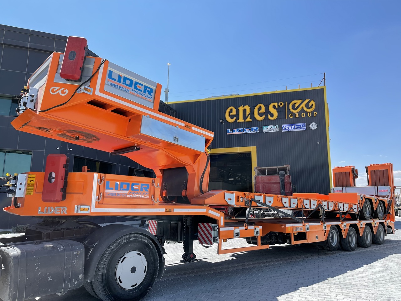 LIDER 2025 MODEL NEW LOWBOY TRAILER FROM MANUFACTURER - Semi-remorque surbaissé: photos 2 LIDER 2025 MODEL NEW LOWBOY TRAILER FROM MANUFACTURER - Semi-remorque surbaissé: photos 2