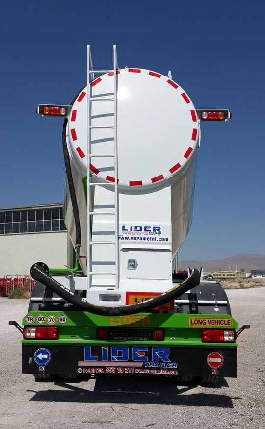 Semi-remorque citerne pour transport de ciment neuf LIDER 2025 NEW 80 TONS CAPACITY FROM MANUFACTURER READY IN STOCK: photos 6
