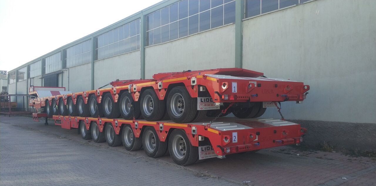 Semi-remorque surbaissé neuf LIDER 2025 model 150 Tons capacity Lowbed semi trailer: photos 8