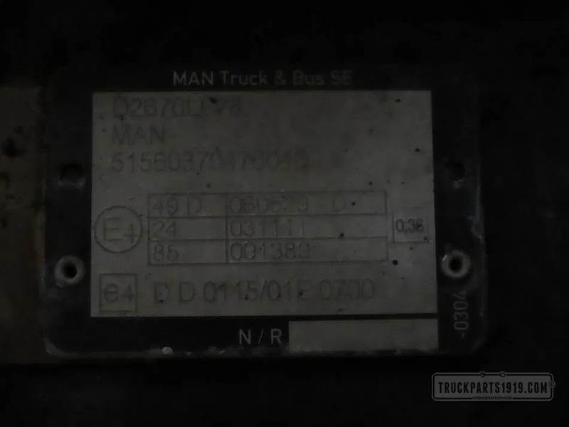 MAN Motor D2676LF78 Euro6 - Moteur pour Camion: photos 3 MAN Motor D2676LF78 Euro6 - Moteur pour Camion: photos 3