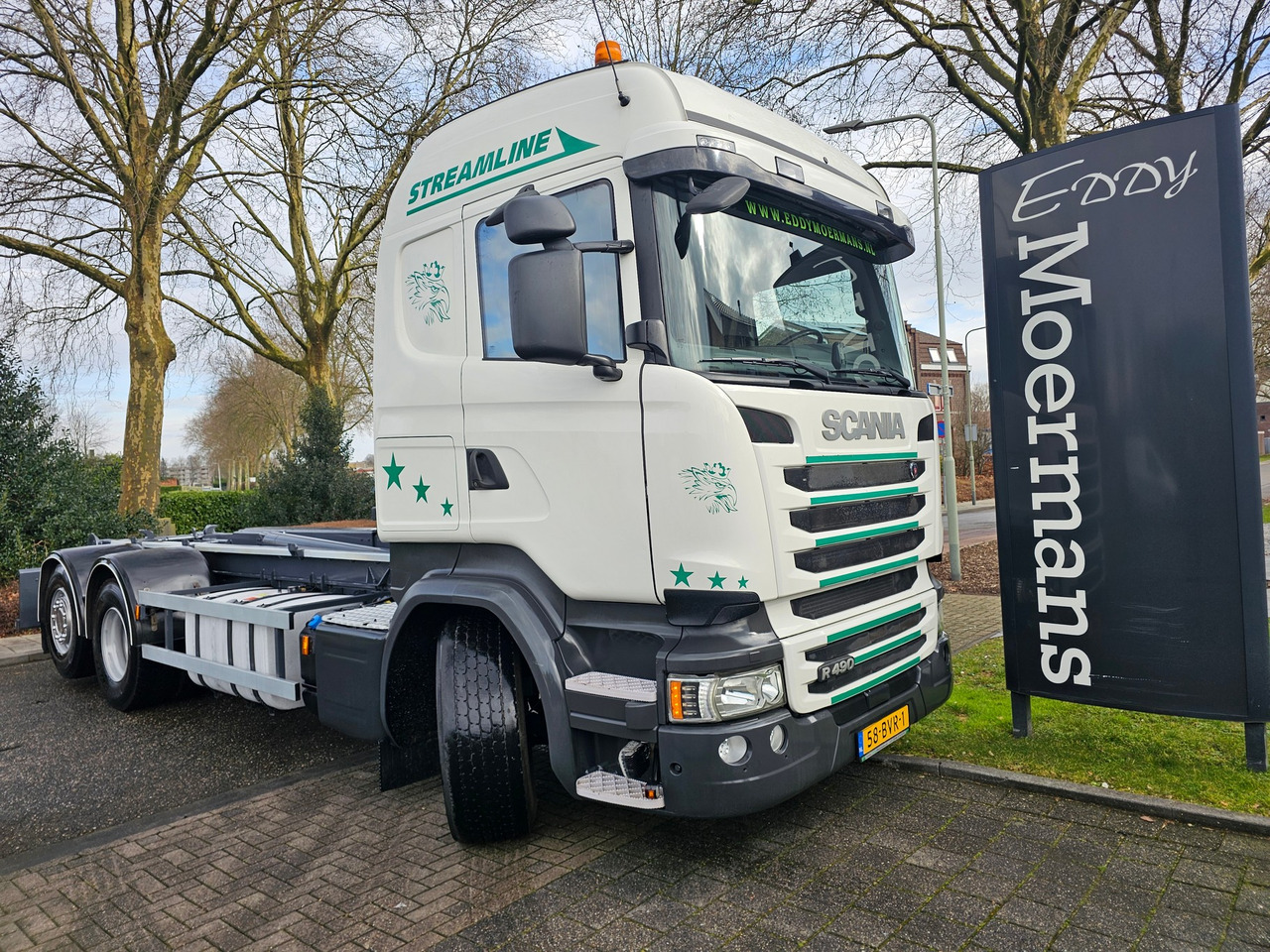 Scania R490 Highline 6x2 - Camion ampliroll: photos 1 Scania R490 Highline 6x2 - Camion ampliroll: photos 1