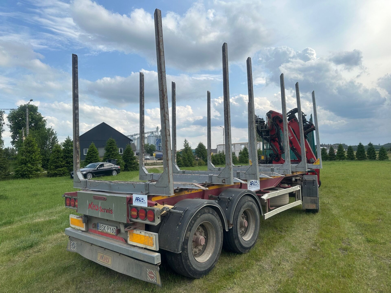 MHS przyczepa do przewozu drewna - Remorque grumier: photos 1 MHS przyczepa do przewozu drewna - Remorque grumier: photos 1