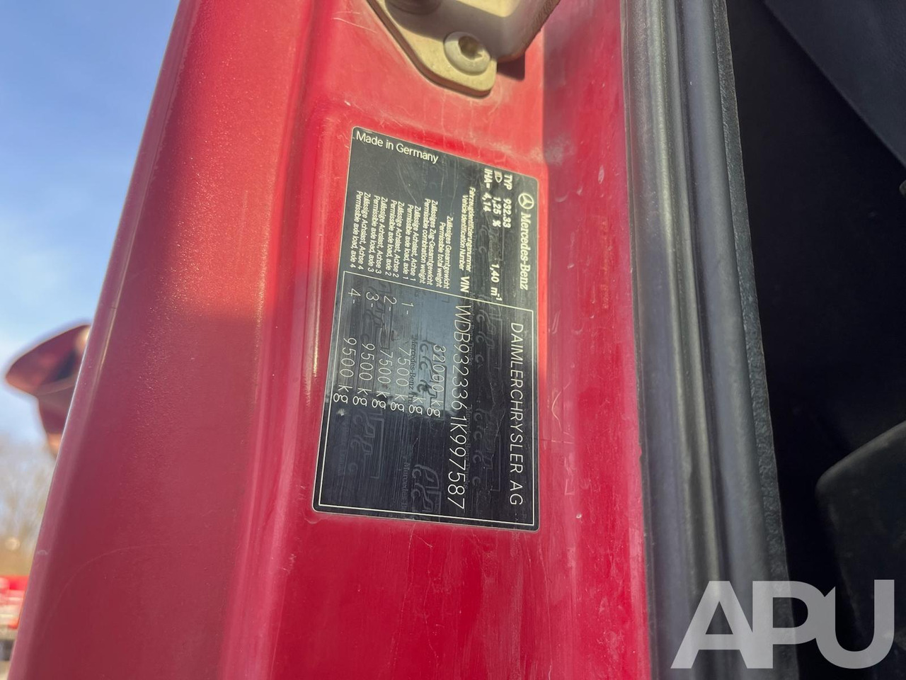 Camion benne Mercedes-Benz Actros 4144 K: photos 10 Camion benne Mercedes-Benz Actros 4144 K: photos 10