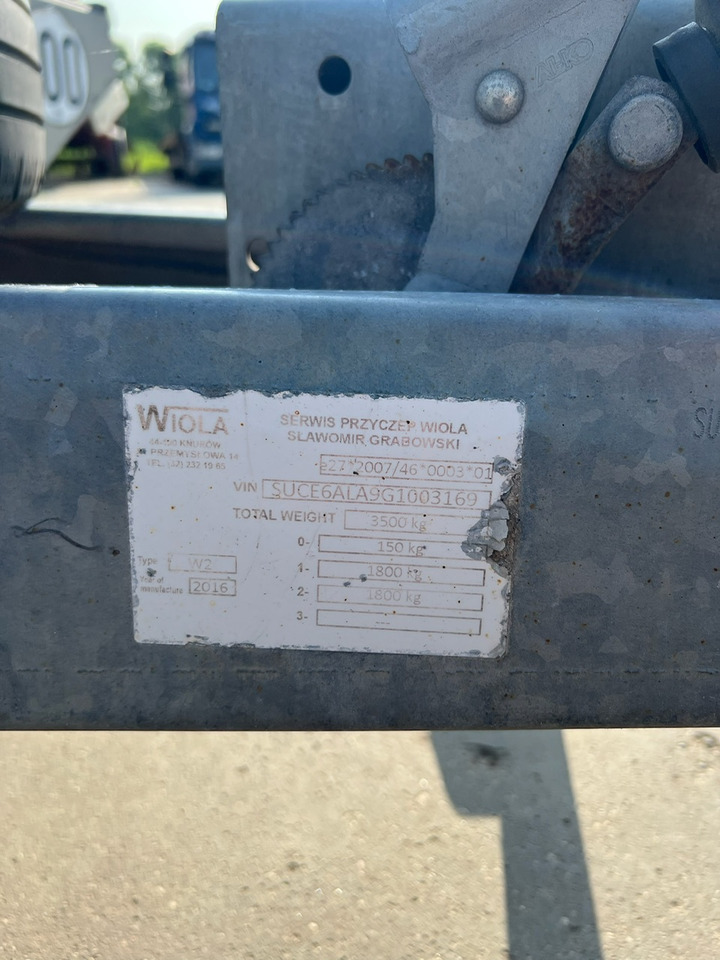 Przyczepa laweta WIOLA - Remorque porte-voitures: photos 2 Przyczepa laweta WIOLA - Remorque porte-voitures: photos 2