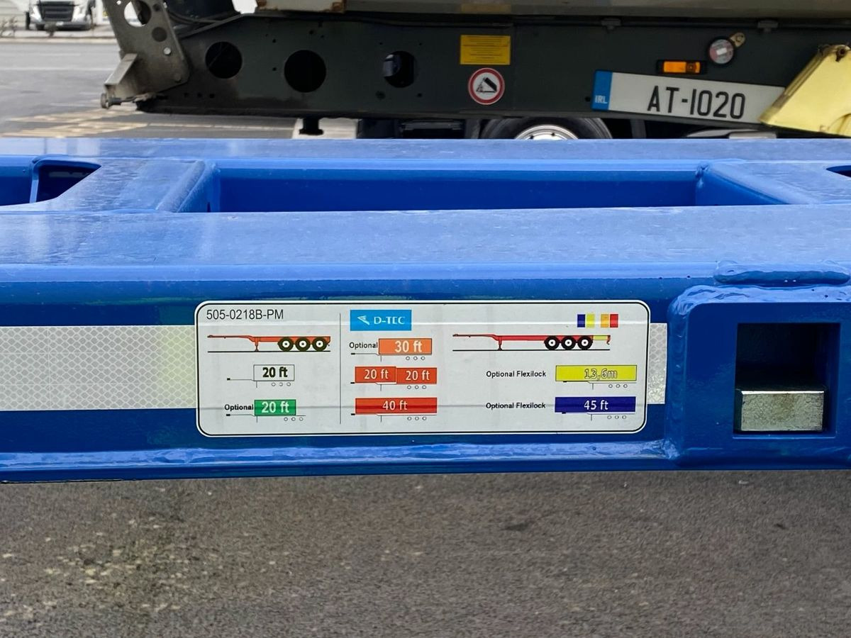 New D-TEC CONTAINER CHASSIS PM-3-SSliding - Semi-remorque porte-conteneur/ Caisse mobile: photos 3 New D-TEC CONTAINER CHASSIS PM-3-SSliding - Semi-remorque porte-conteneur/ Caisse mobile: photos 3