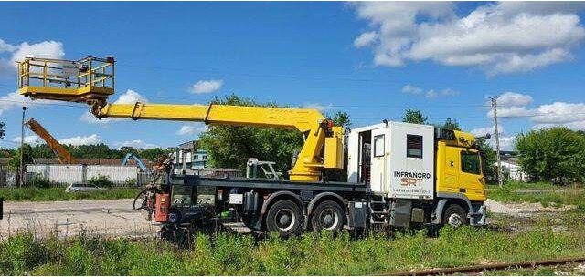 Mercedes-Benz 3344 SRT SCHÖRLING Road Rail Railway Zweiweg - Camion, Camion grue: photos 1 Mercedes-Benz 3344 SRT SCHÖRLING Road Rail Railway Zweiweg - Camion, Camion grue: photos 1