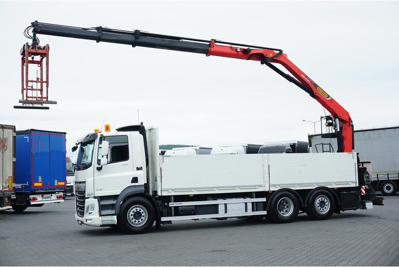 DAF CF / 480 / 6 X 2 / SKRZYNIOWY + HDS / PALFINGER PK 22 001L / OŚ - Camion plateau, Camion grue: photos 4 DAF CF / 480 / 6 X 2 / SKRZYNIOWY + HDS / PALFINGER PK 22 001L / OŚ - Camion plateau, Camion grue: photos 4