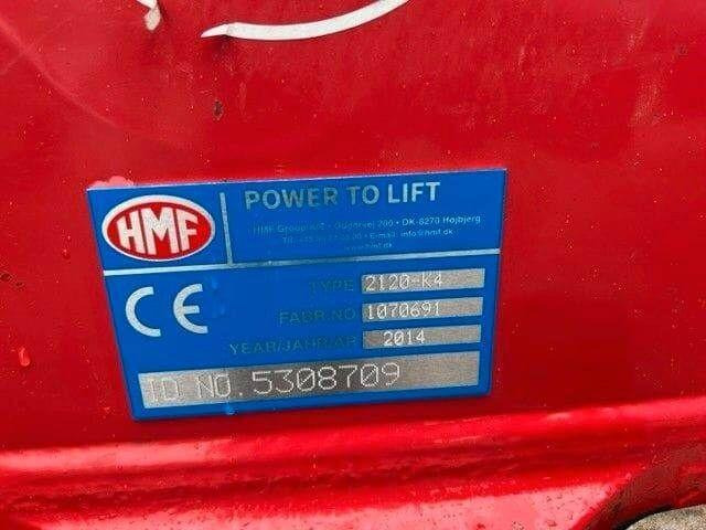 HMF 2120 K4 2014 CRANE KRAN REMOTE CONTROL - Grue auxiliaire pour Camion: photos 3 HMF 2120 K4 2014 CRANE KRAN REMOTE CONTROL - Grue auxiliaire pour Camion: photos 3